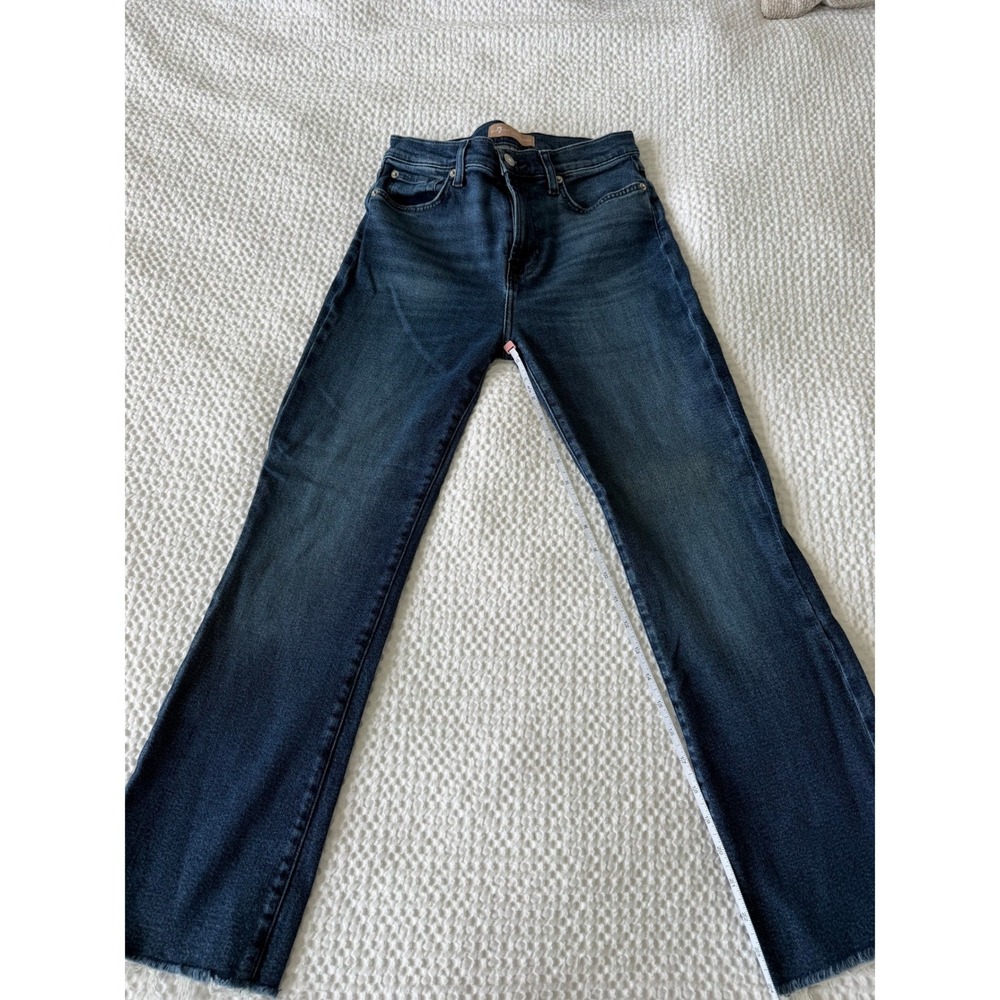 7 For All Mankind Slim Kick Jeans Womens 24 Blue Luxe Vintage HW 7U517A91 BN2